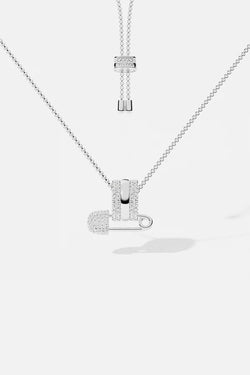 Adjustable Pin Necklace