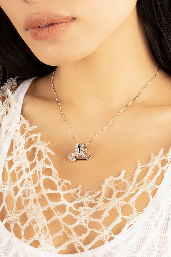 Adjustable Pin Necklace