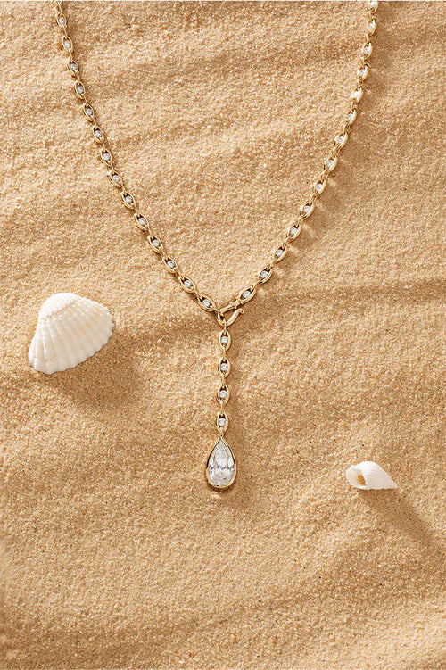 Adjustable Sparkle Chain Necklace