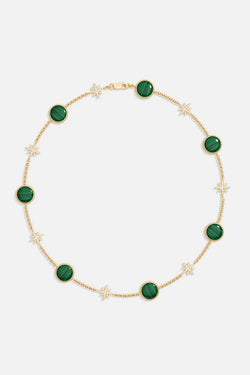 Malachite Meteorite Choker